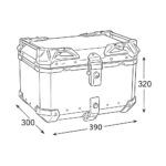 Centralni kofer LS2 ALU niklovani 35L