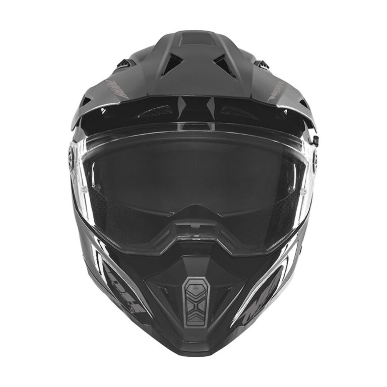 Kaciga NOX Enduro N350 sa vizirom sjajno crna