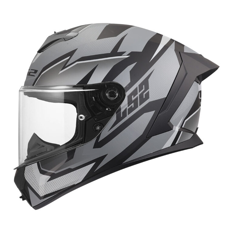 Kaciga LS2 Full Face FF820 RAPID III XTREM crno siva