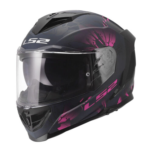 Kaciga LS2 Full Face FF818 STORM III BURST crno roza