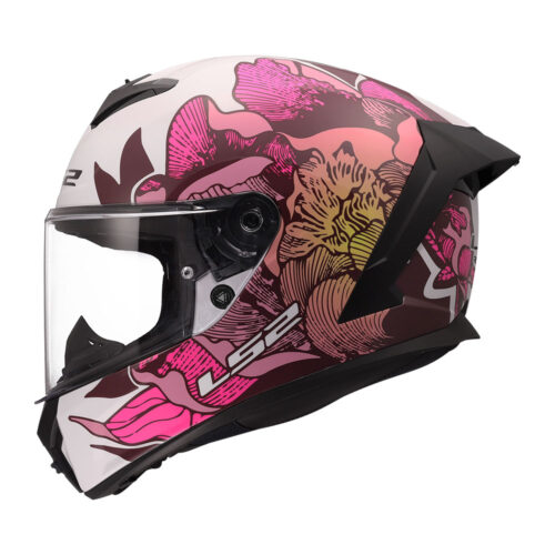 Kaciga LS2 Full Face FF820 RAPID III POPPIES II belo roza