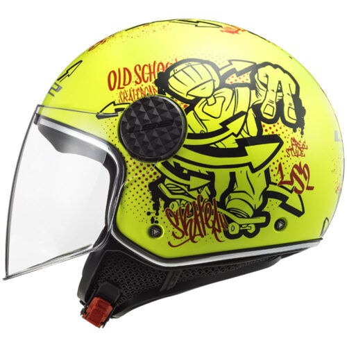 Kaciga LS2 Jet OF558 SPHERE LUX SKATER žuta