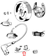 PLATINE CRNE BOSCH TOMOS ORIGINAL (1220) - Слика 3