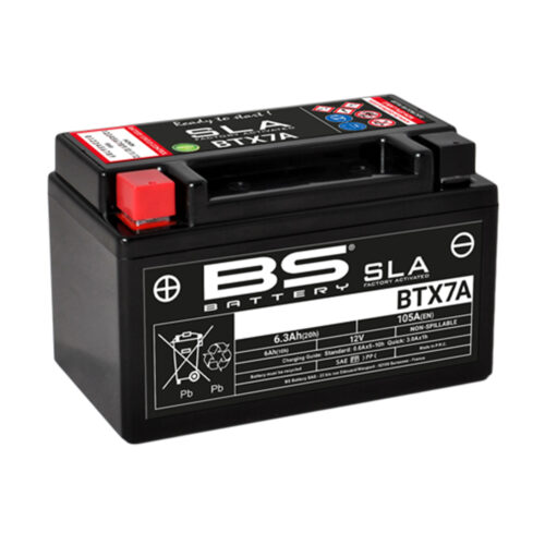 Akumulator BS 12V 6Ah l gel BTX7A-FA levi (150x87x93) 105A (BTX7A-FA)