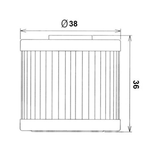 HIFLOFILTRO MOTO FILTER ULJA  (HF117)