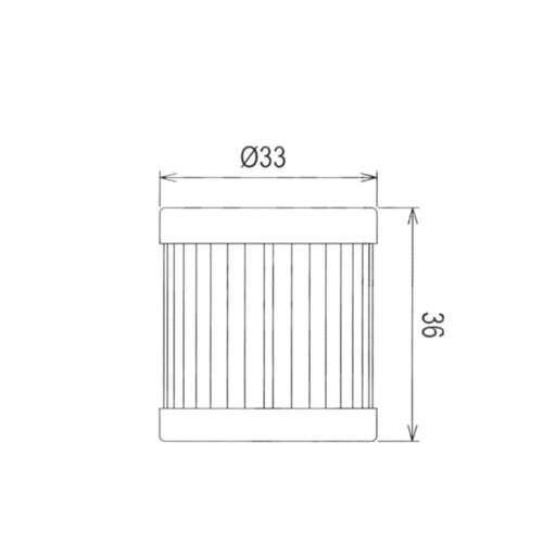 HIFLOFILTRO MOTO FILTER ULJA   (HF181)