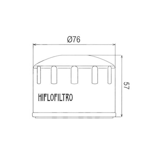 HIFLOFILTRO MOTO FILTER ULJA  (HF184)