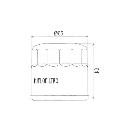 HIFLOFILTRO MOTO FILTER ULJA  (HF204)