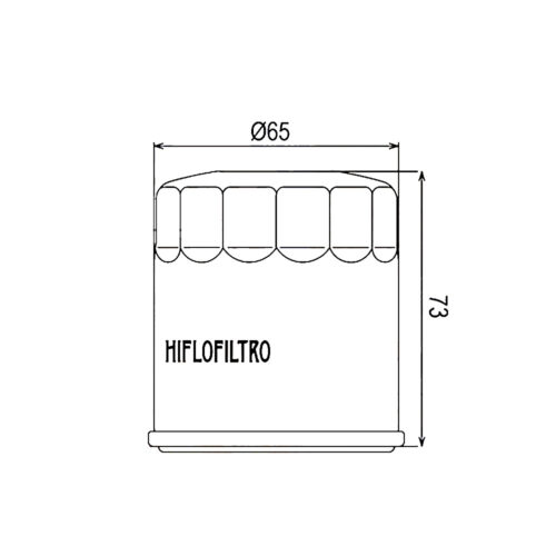 HIFLOFILTRO MOTO FILTER ULJA  (HF303)
