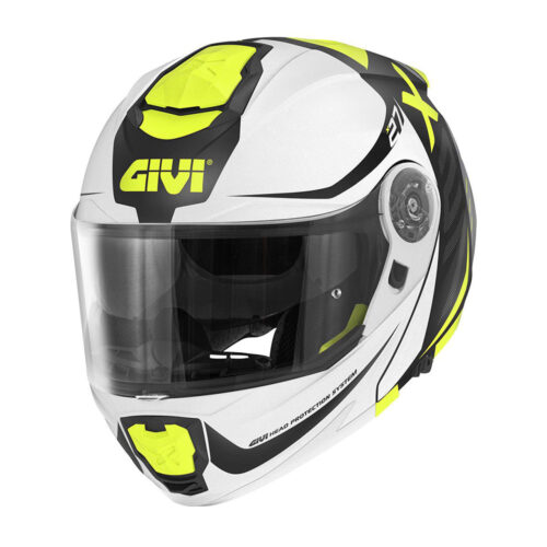 Kaciga GIVI Flip Up X27 DIMENSION crno belo žuta