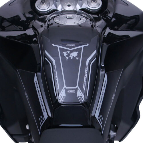 Nalepnice rezervoara TANK PAD set BMW F 900 GS ADV (24 -) crno siva GP KOMPOZIT